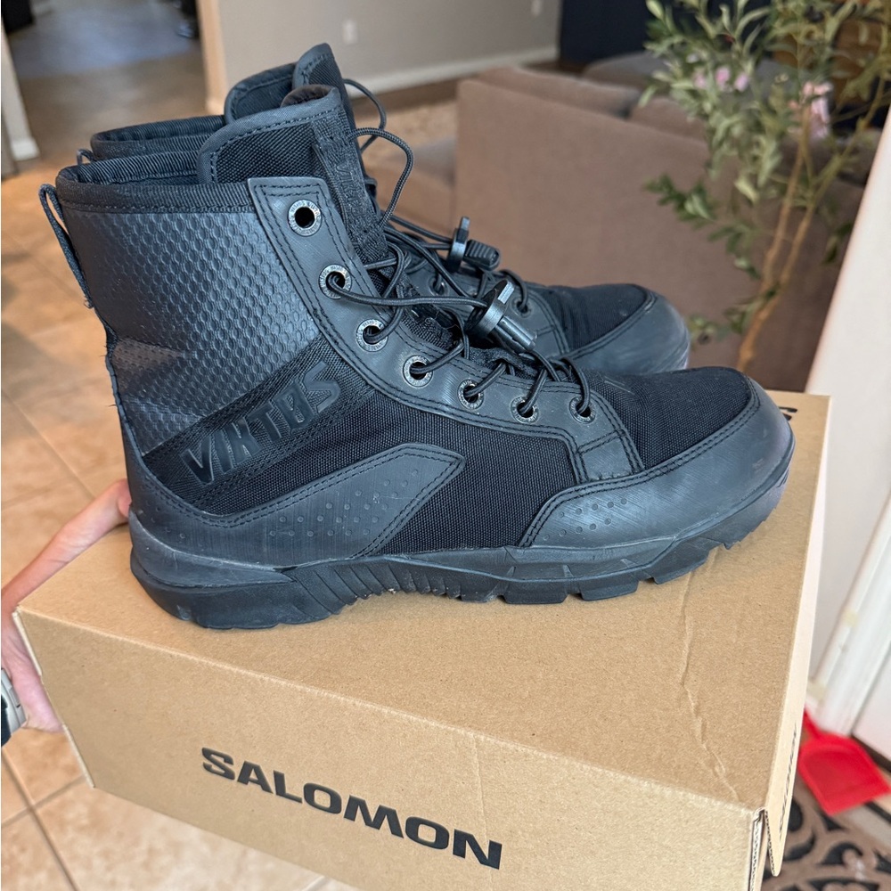 Viktos Black Tactical High-Top Boots